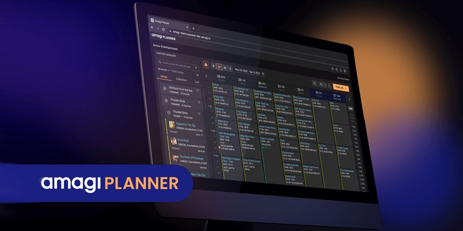 Amagi PLANNER For agile TV channel programming